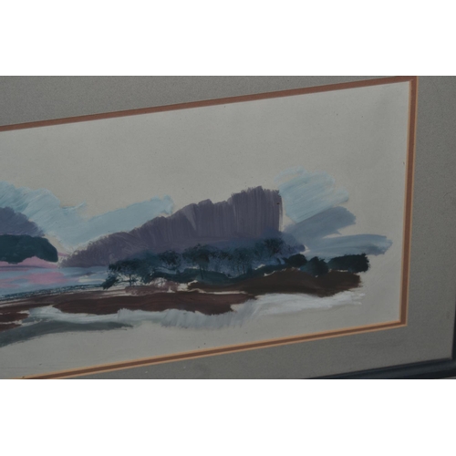 240 - 2 abstract paintings framed in Wallingford