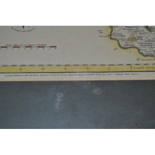 260 - 19th Century map of Oxfordshire by Cary