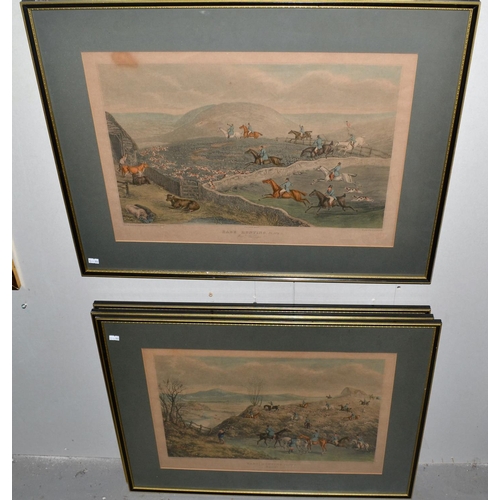 273 - A set of 4 early 19th century hunting prints