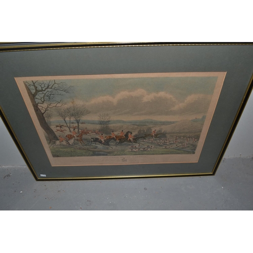 273 - A set of 4 early 19th century hunting prints