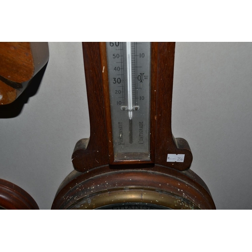 282 - An early 20th century banjo wall barometer