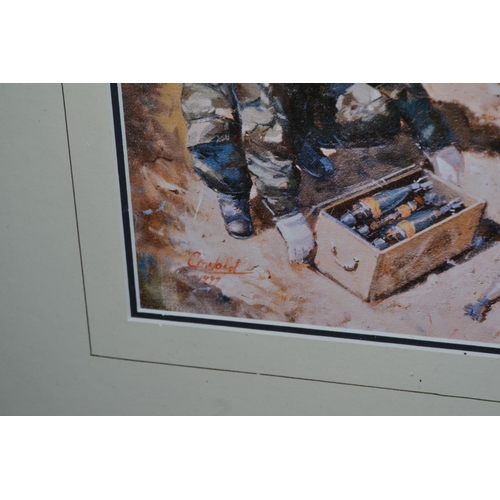 292 - Rare limited edition (5/11) print of the Bomb Disposal squad of Didcot