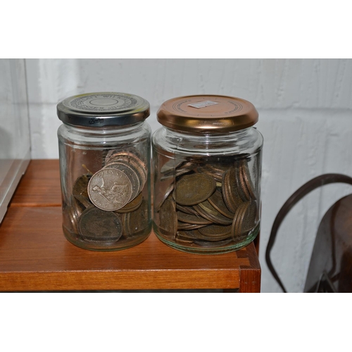 342 - 2 jars of coinage