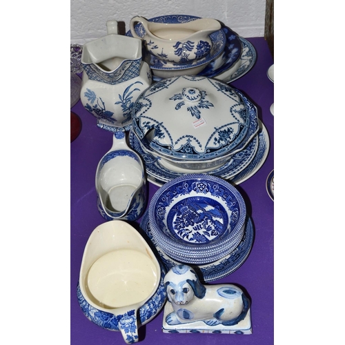 402 - Collection of Blue and White pottery