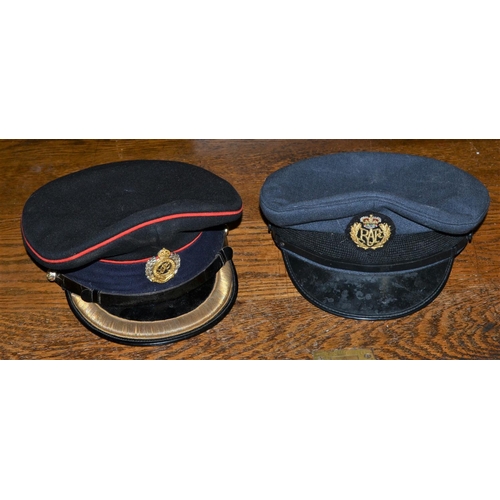 428 - Vintage RAF cap and a Royal Engineers cap