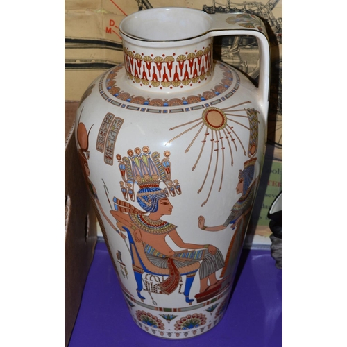 466 - Egyptian style pottery jug - large