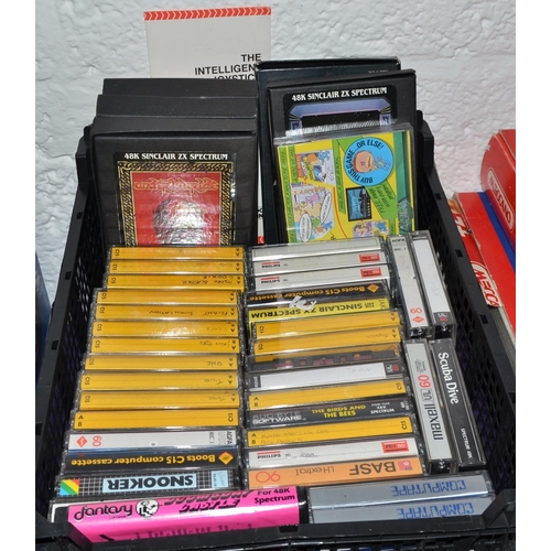 503 - A large quantity of Sinclair ZX Spectrum items and games