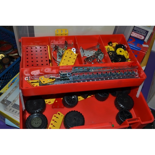 516 - 3 boxed Meccano type construction kits