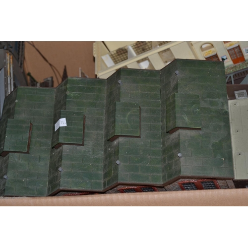 518 - 3 boxes of OO gauge railway items