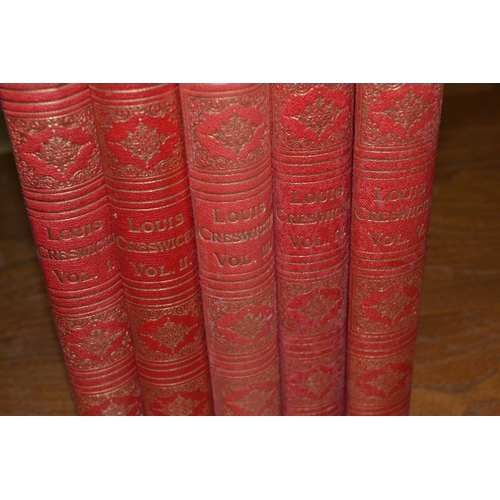 546 - South Africa and the Transvaal War by Louis Creswick in 5 volumes