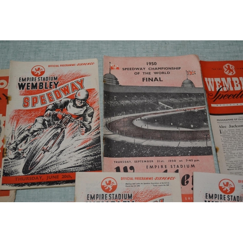 555 - A collection of pre-1952 Speedway programmes