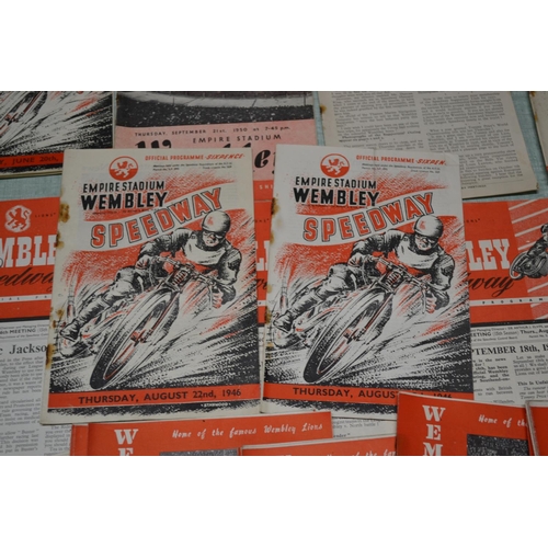 555 - A collection of pre-1952 Speedway programmes