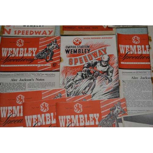 555 - A collection of pre-1952 Speedway programmes