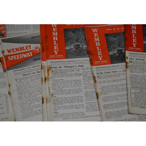 555 - A collection of pre-1952 Speedway programmes