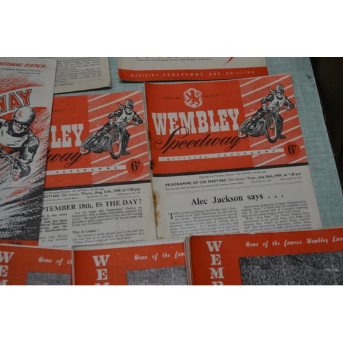 555 - A collection of pre-1952 Speedway programmes