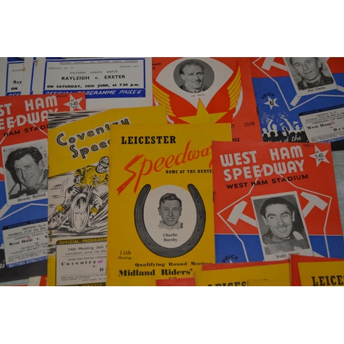 557 - A collection of 1953 Speedway programmes