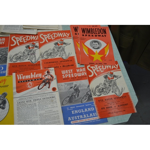 559 - A collection of 1954 Speedway programmes