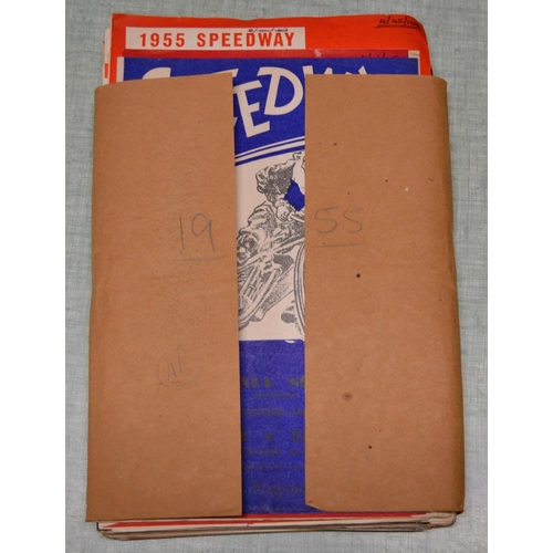 560 - A collection of 1955 Speedway programmes