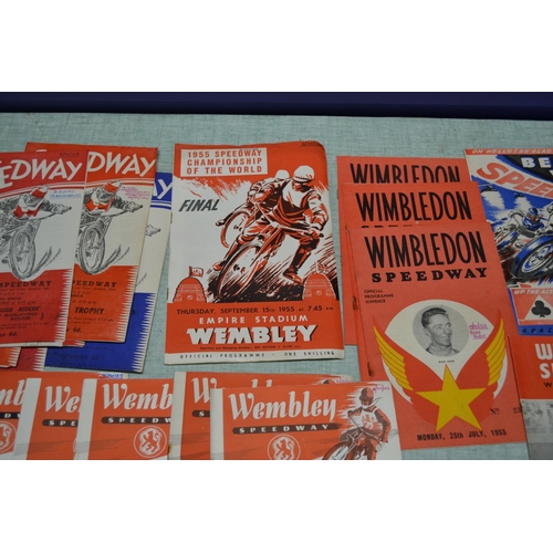 560 - A collection of 1955 Speedway programmes