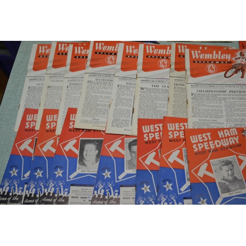 560 - A collection of 1955 Speedway programmes