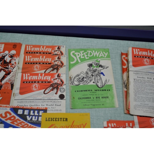 561 - A collection of 1956 Speedway programmes