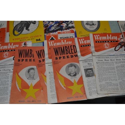 561 - A collection of 1956 Speedway programmes