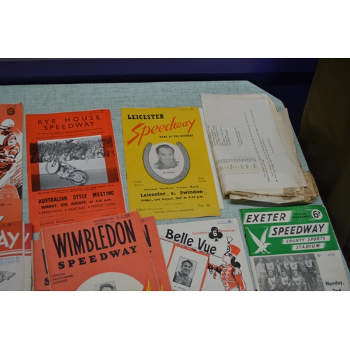 562 - A collection of 1957 Speedway programmes