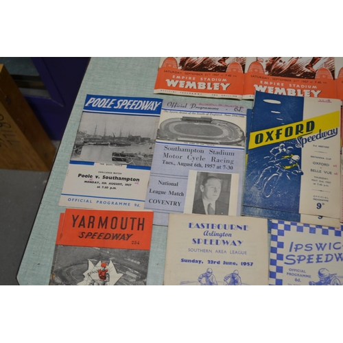 562 - A collection of 1957 Speedway programmes