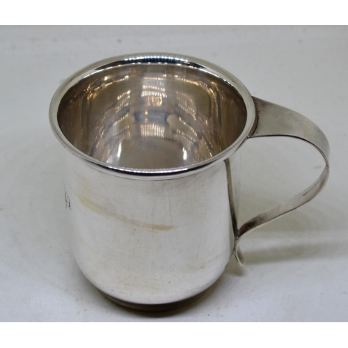 645 - Silver christening mug - Birmingham 1926 by William Neale Ltd