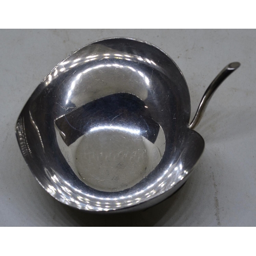 654 - Silver dish formed as an apple - marked 925