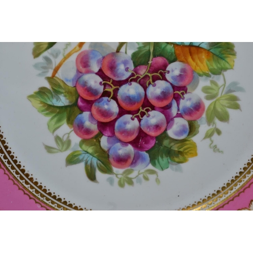 680 - 19th century hand painted cabinet plate