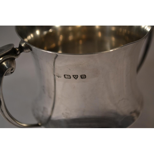 701 - A solid silver 2 handled trophy cup - Chester 1937 
- Makers mark obscured