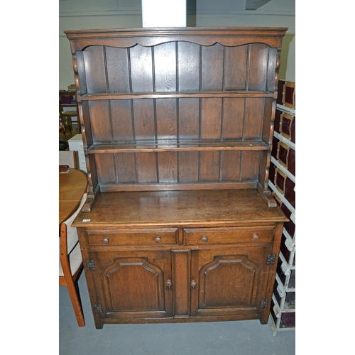 112 - Georgian style Oak dresser