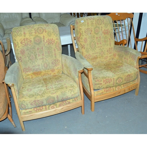 117 - Pair of Modern Ercol arm chairs