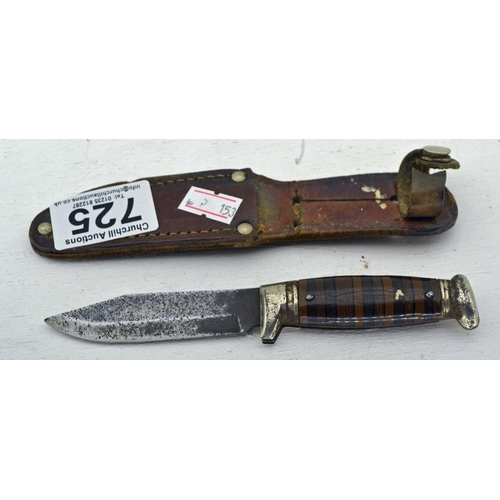 725 - Small vintage sheath knife