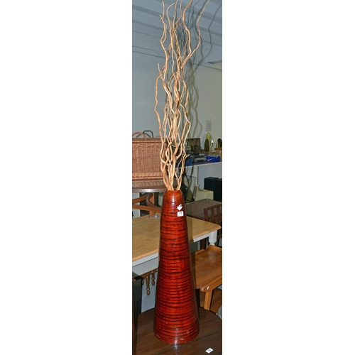 77 - Large vase and branches