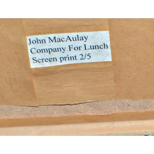 249 - John MacAulay ARR (Contemporary) - A signed limited edition (2/5) screen print entitled 