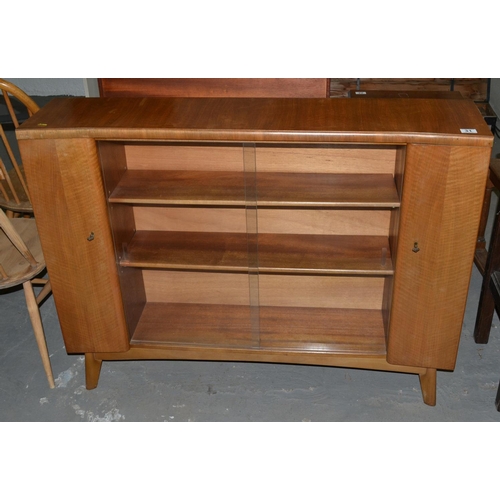 31 - A retro display cabinet or bookshelves