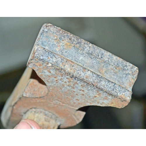 316 - An unusual military stamped hammer dated but unreadable c.WW2 period