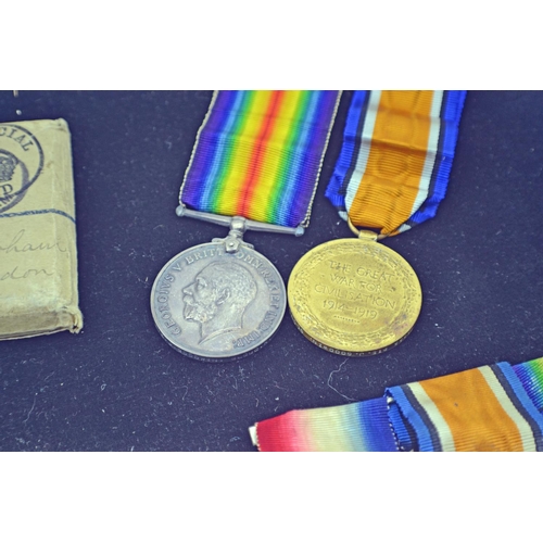 338 - WW1 family medals - 1914- 15 Trio to 118327 W.R.Smith Royal Engineers, WW1 pair 25555 J. Goodwin Glo... 