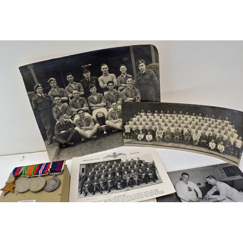 340 - WW2 RAF long service medal group to 514842 Flight Sgt R.F.Milner with a large quantity of associated... 