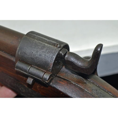 345 - A rare 1864 Joslyn M1864 Rimfire Carbine Rifle - laterly converted to a shotgun for export to Africa