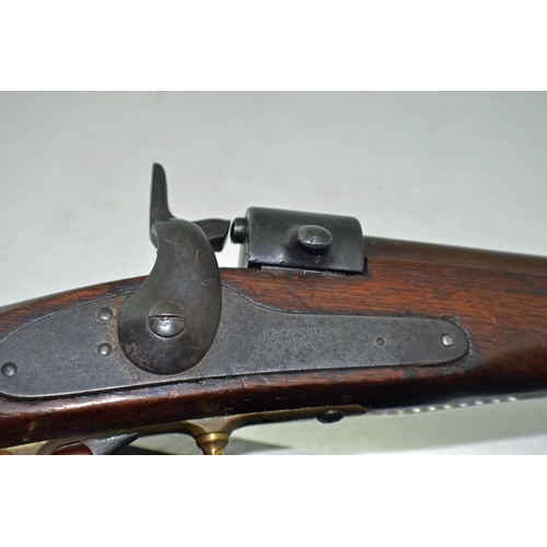 345 - A rare 1864 Joslyn M1864 Rimfire Carbine Rifle - laterly converted to a shotgun for export to Africa