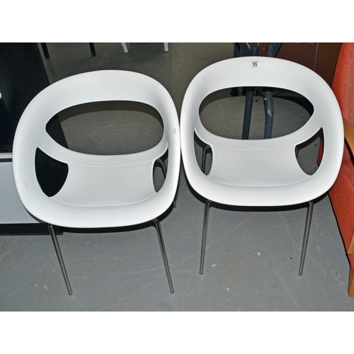 55 - A pair of Moema chairs by Gaber of Italy