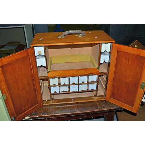 82 - A vintage tabletop side cabinet