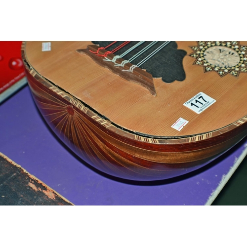 117 - A wooden Lute