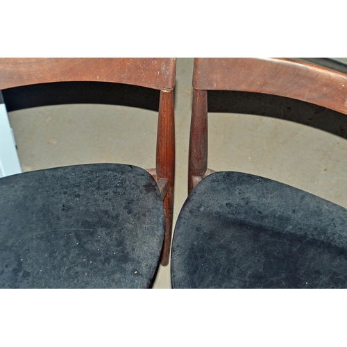 50a - 3 Retro Frem Rojle Danish made chairs from the 