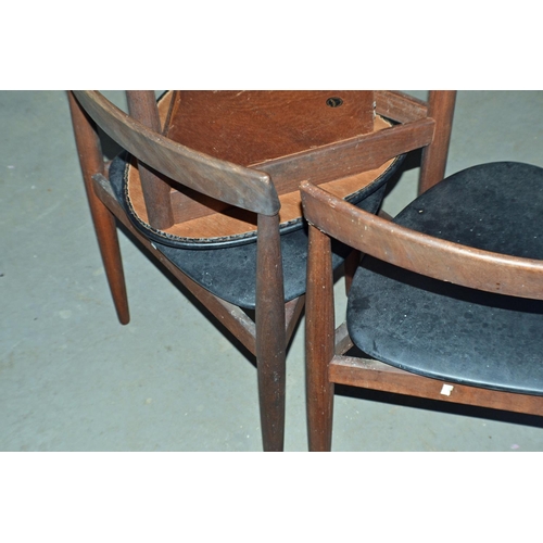 50a - 3 Retro Frem Rojle Danish made chairs from the 