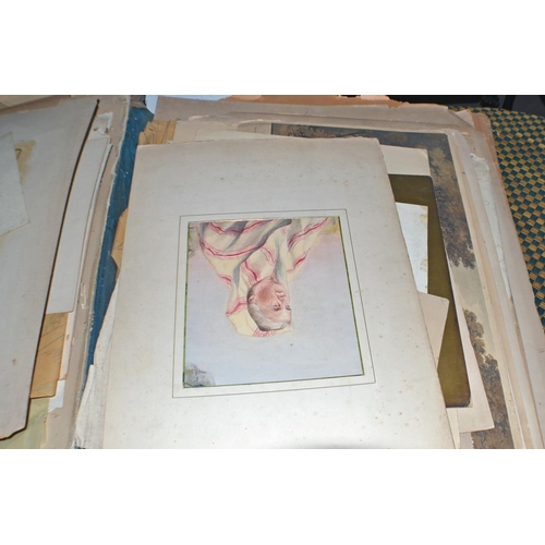 220 - An extensive folio of prints and original artwork - mostly 19th century