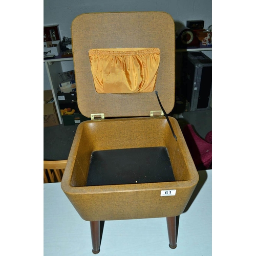 61 - Retro sewing box